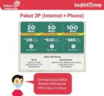 biaya pasang indihome 2021 2022 2023 terbaru