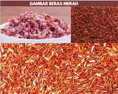 gambar beras merah