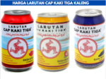 Harga Larutan Cap Kaki Tiga Kaleng