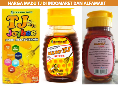 Harga Madu TJ di Alfamart dan indomaret