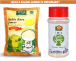 Harga kaldu jamur di Indomaret