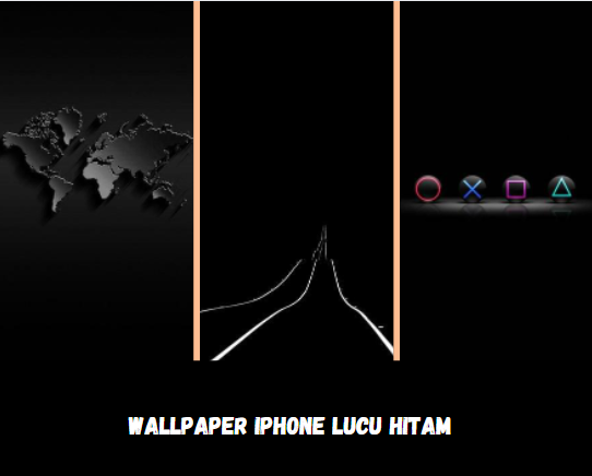 Wallpaper iphone Lucu Hitam