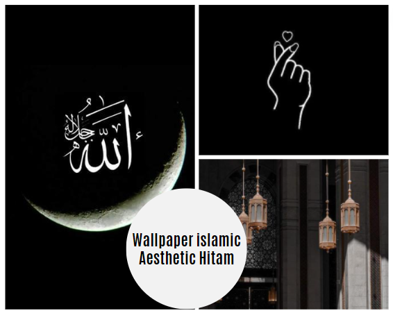 Wallpaper islamic Aesthetic Hitam