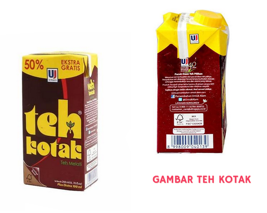 gambar teh kotak