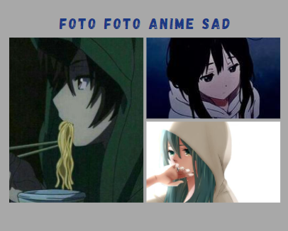 Foto Foto Anime Sad