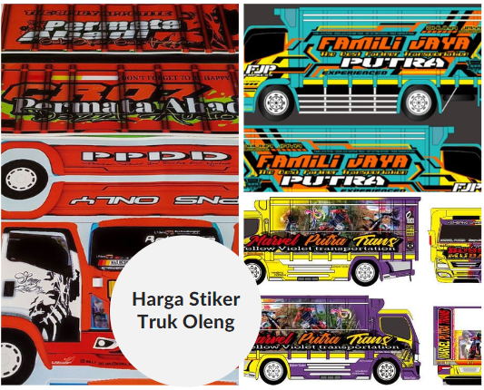 Harga Stiker Truk Oleng