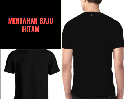 Mentahan Baju Hitam