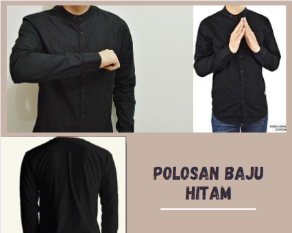 Polosan Baju Hitam