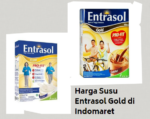 Harga Susu Entrasol Gold di Indomaret