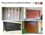 Harga Pintu Garasi Besi Per Meter