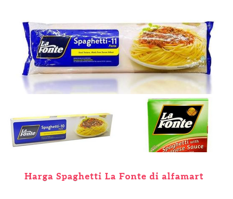 Harga Spaghetti La Fonte di alfamart